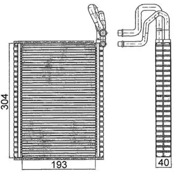 Mahle Klima Radyatörü – AE116000S ürün görseli
