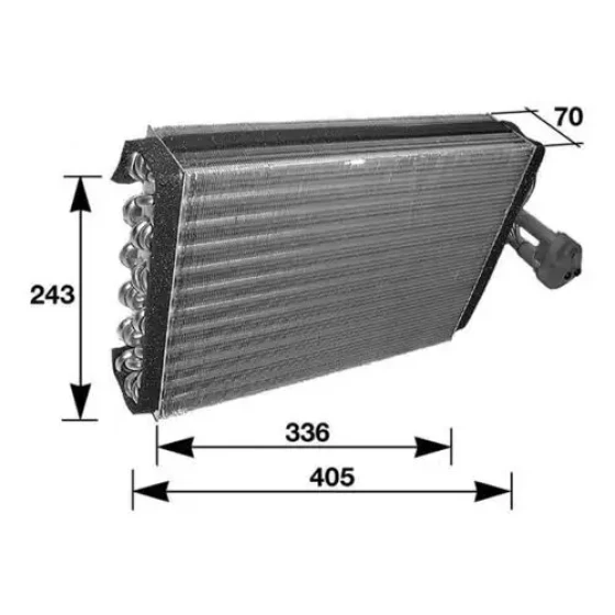 Mahle Klima Radyatörü – AE36000S / OEM A2028300458 ürün görseli