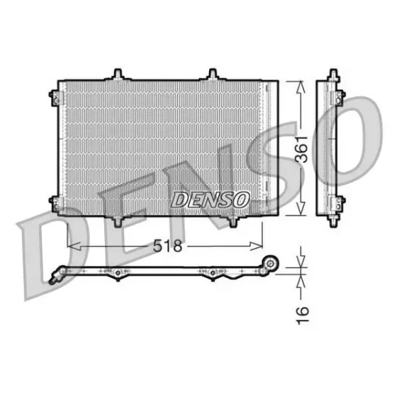Denso Klima Radyatörü – DCN07013 / OEM 6455HG ürün görseli