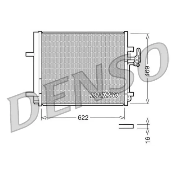 Denso Klima Radyatörü – DCN10016 / OEM 6G9119710CC ürün görseli