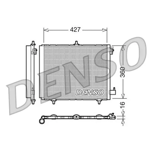 Denso Klima Radyatörü – DCN21009 / OEM 6455JF