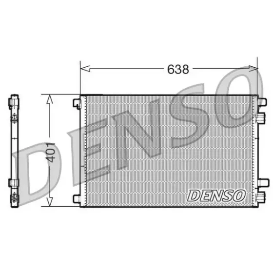 Denso Klima Radyatörü – DCN23012 / OEM 8200115543 ürün görseli