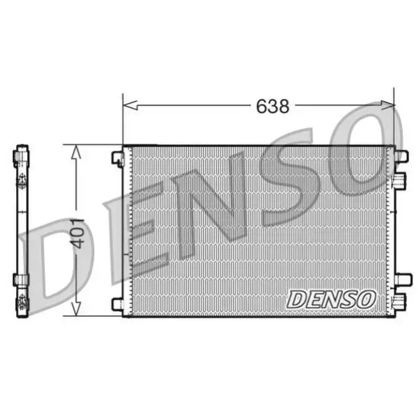 Denso Klima Radyatörü – DCN23012 / OEM 8200115543