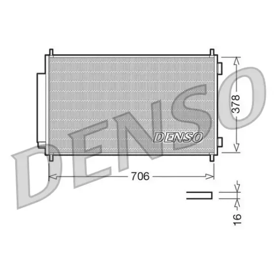 Denso Klima Radyatörü – DCN40002 ürün görseli