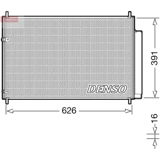 Denso Klima Radyatörü – DCN50041 / OEM 8845012280 ürün görseli