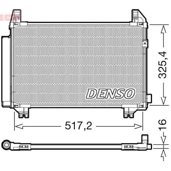 Denso Klima Radyatörü – DCN50107 / OEM 884600D060 ürün görseli