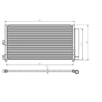 Motortec Klima Radyatörü – TMP0396 / OEM 51732993