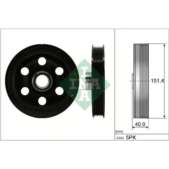 INA Krank Kasnağı – 544016510 / OEM A2700300503 ürün görseli