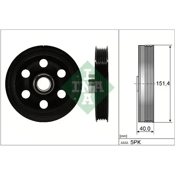 INA Krank Kasnağı – 544016510 / OEM A2700300503