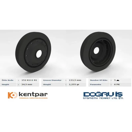 Kentpar Krank Kasnağı – K11101 ürün görseli