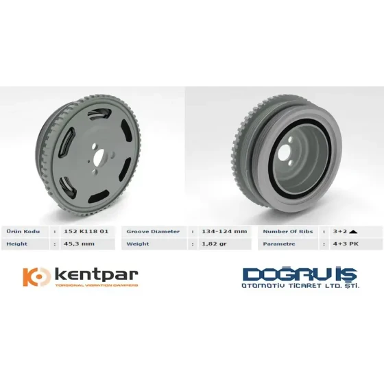 Kentpar Krank Kasnağı – K11801 ürün görseli
