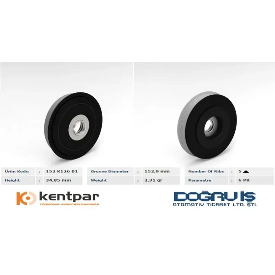 Kentpar Krank Kasnağı – K12601 ürün görseli