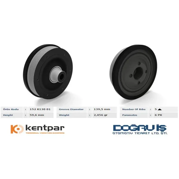Kentpar Krank Kasnağı – K13001