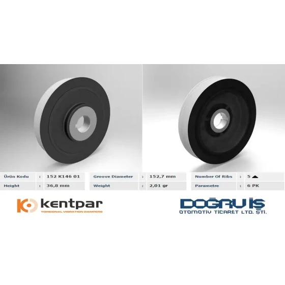 Kentpar Krank Kasnağı – K14601 ürün görseli