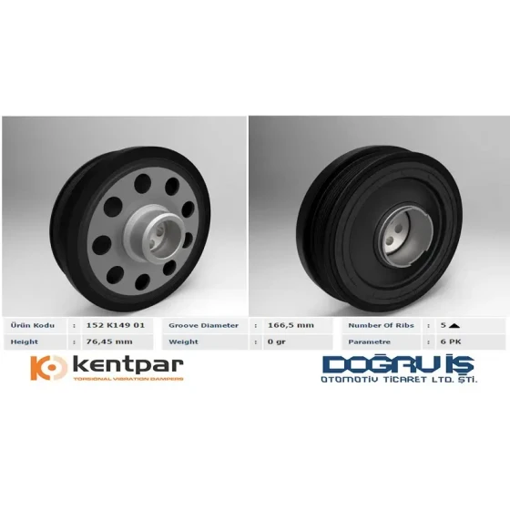 Kentpar Krank Kasnağı – K14901 ürün görseli