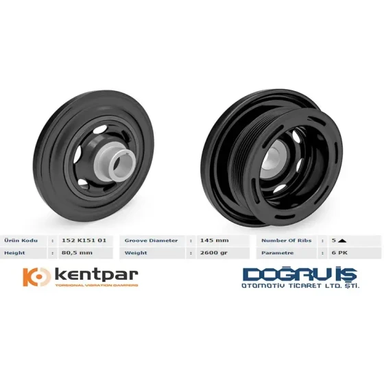 Kentpar Krank Kasnağı – K15101 ürün görseli