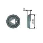 Gates Krank Kasnağı – TVD1056 / OEM 0515S1