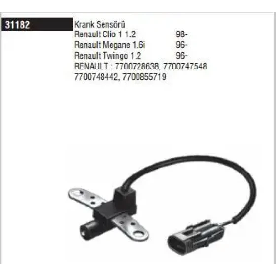 Doduco Krank Sensörü – 31182 / OEM 7700739794 ürün görseli