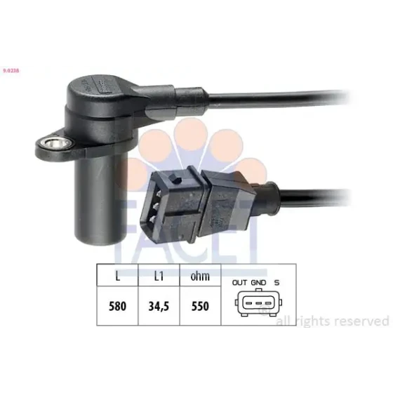 Facet Krank Sensörü – 9.0238 / OEM 90520854 ürün görseli