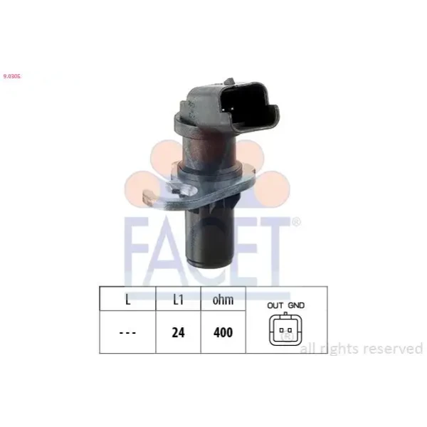 Facet Krank Sensörü – 9.0305 / OEM 19207P