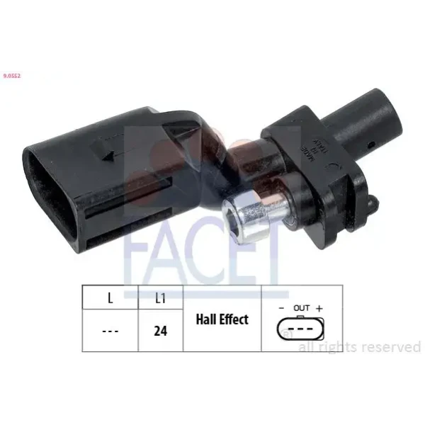 Facet Krank Sensörü – 9.0552 / OEM 131832