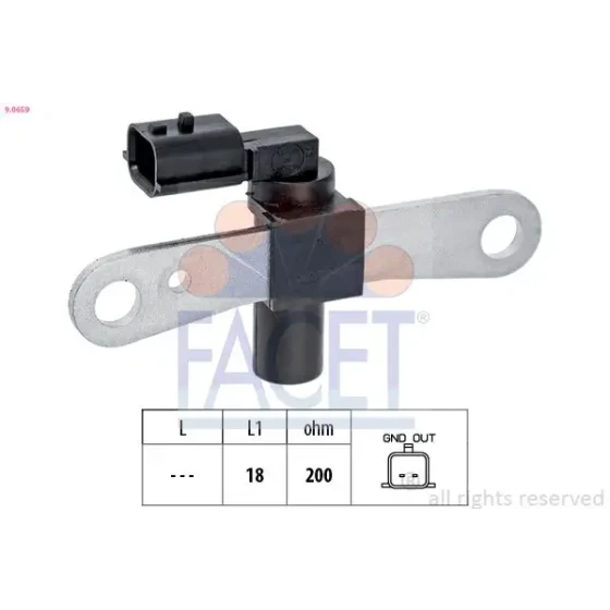 Facet Krank Sensörü – 9.0659 / OEM 8200772182 ürün görseli