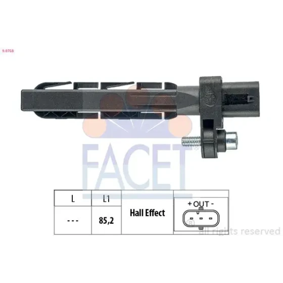 Facet Krank Sensörü – 9.0758 / OEM 19301WA010 ürün görseli