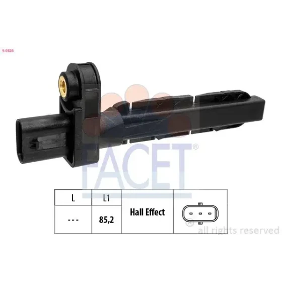Facet Krank Sensörü – 9.0826 / OEM 13627806782 ürün görseli