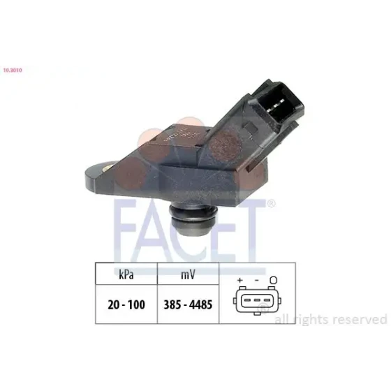 Facet Map Sensörü – 10.3010 / OEM 19209H ürün görseli