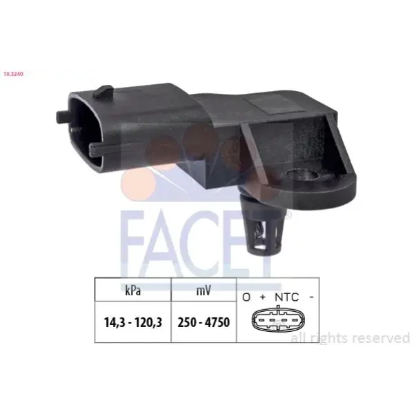 Facet Map Sensörü – 10.3240 / OEM 96810880