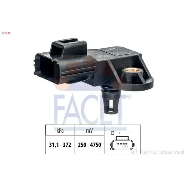 Facet Map Sensörü – 10.3250 / OEM 31216308