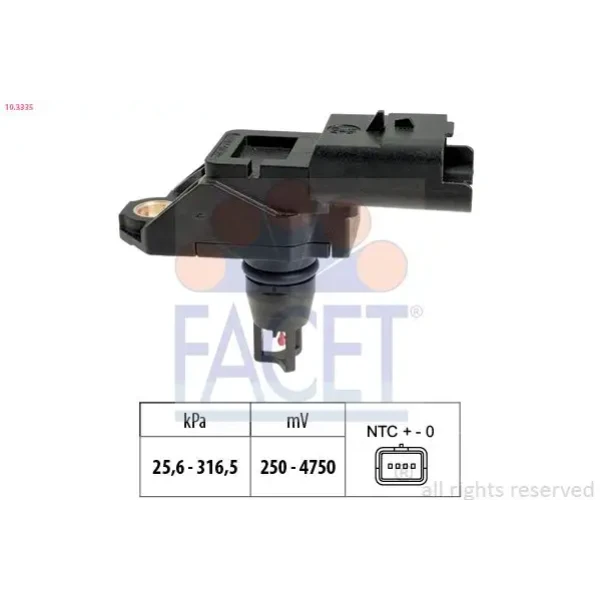 Facet Map Sensörü – 10.3335 / OEM 9675333080