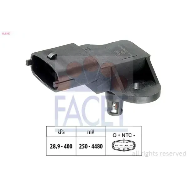 Facet Map Sensörü – 10.3357 / OEM 31405341