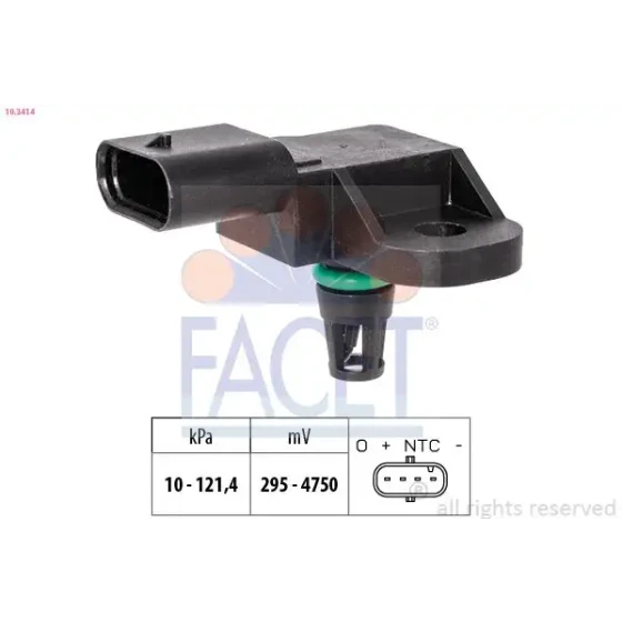 Facet Map Sensörü – 10.3414 / OEM 9811867780 ürün görseli