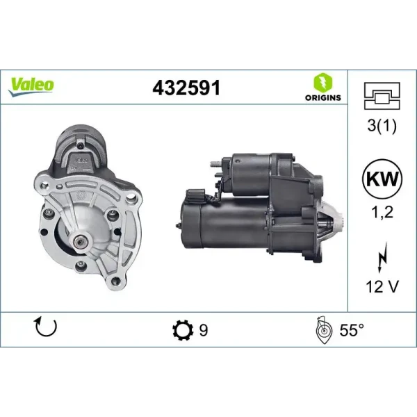 Valeo Marş Motoru – 432591