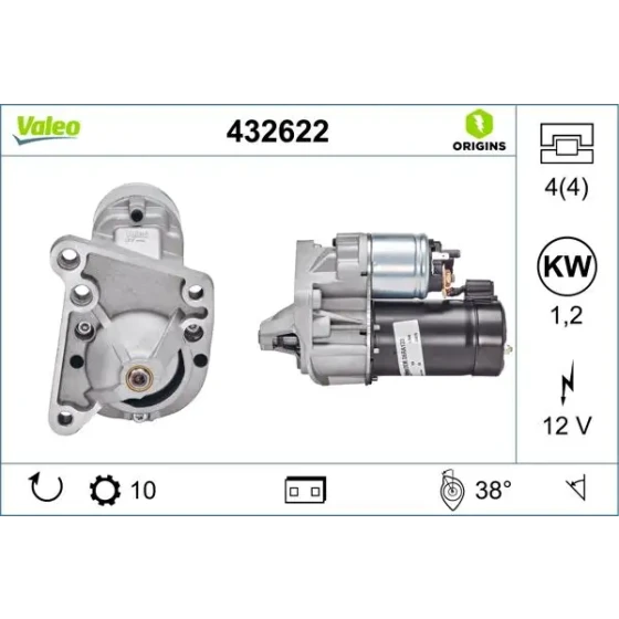 Valeo Marş Motoru – 432622 ürün görseli