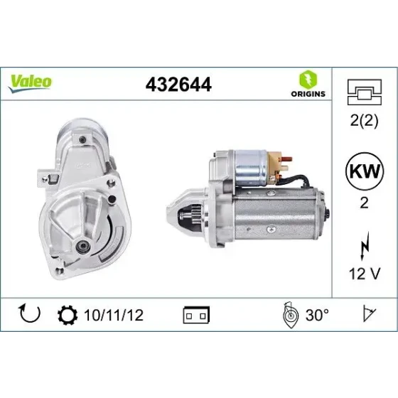 Valeo Marş Motoru – 432644 ürün görseli