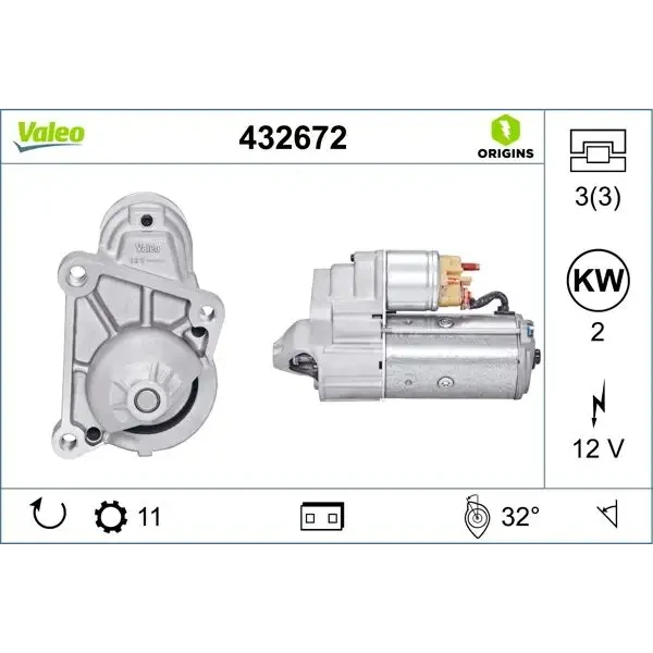 Valeo Marş Motoru – 432672