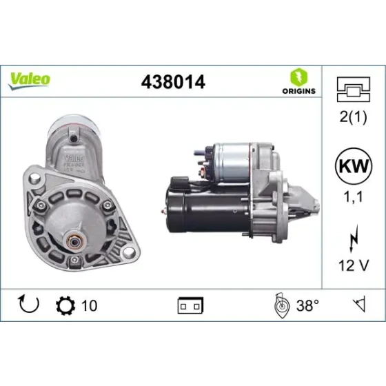 Valeo Marş Motoru – 438014 ürün görseli