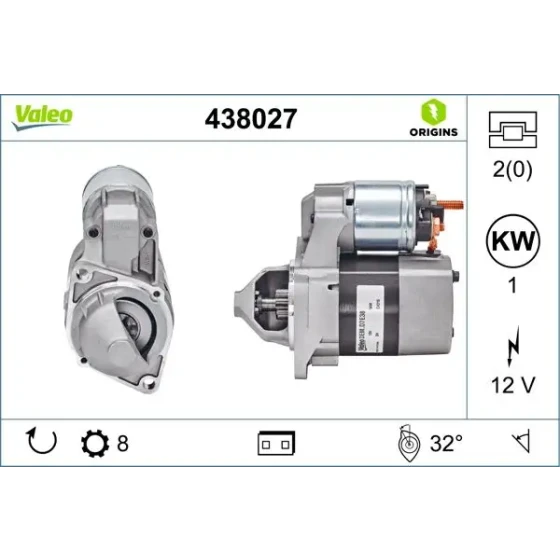 Valeo Marş Motoru – 438027 ürün görseli