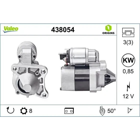 Valeo Marş Motoru – 438054 ürün görseli