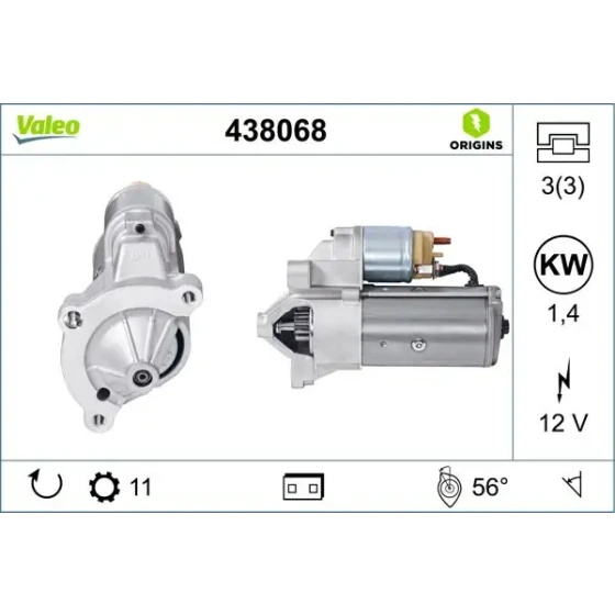 Valeo Marş Motoru – 438068 ürün görseli