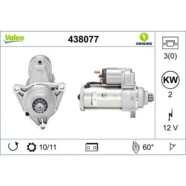 Valeo Marş Motoru – 438077