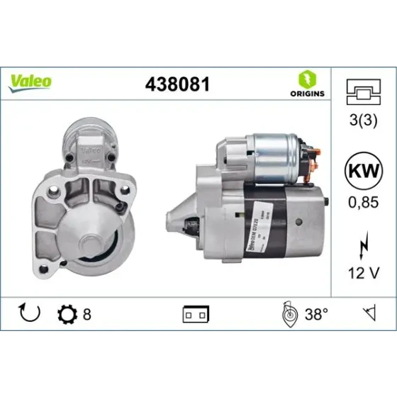 Valeo Marş Motoru – 438081 ürün görseli