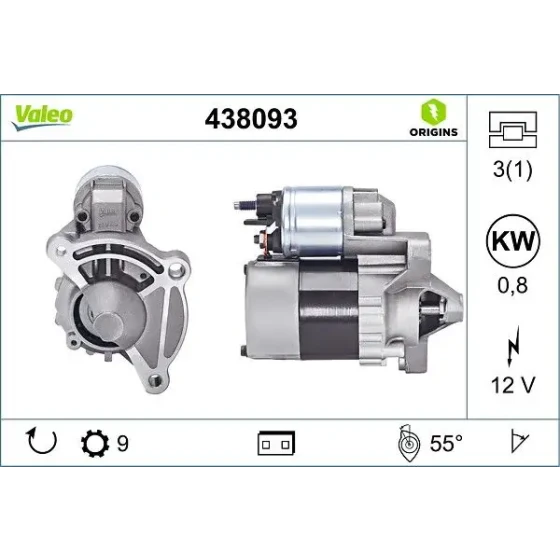 Valeo Marş Motoru – 438093 ürün görseli