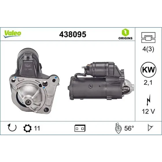 Valeo Marş Motoru – 438095 ürün görseli