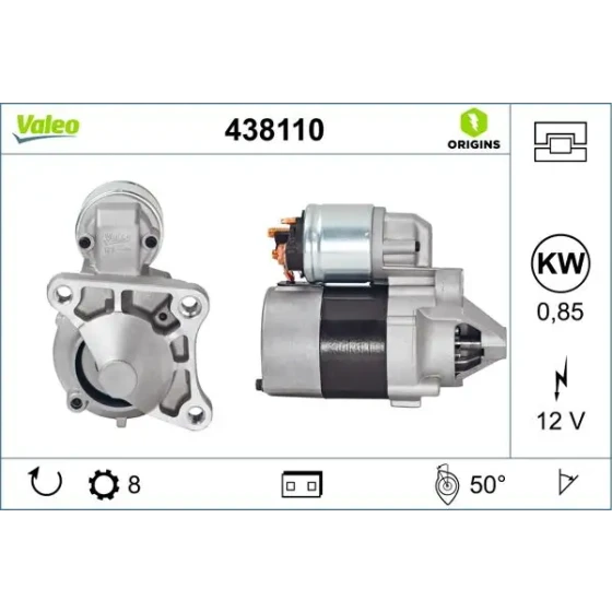 Valeo Marş Motoru – 438110 / OEM 8200049826 ürün görseli