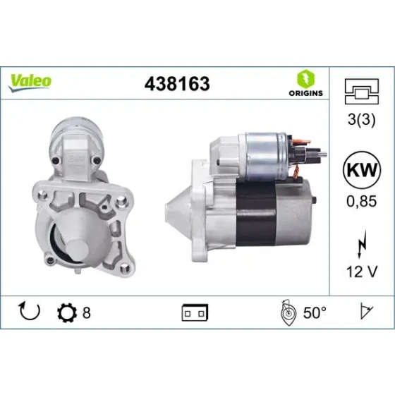 Valeo Marş Motoru – 438163 ürün görseli