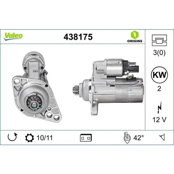 Valeo Marş Motoru – 438175 ürün görseli