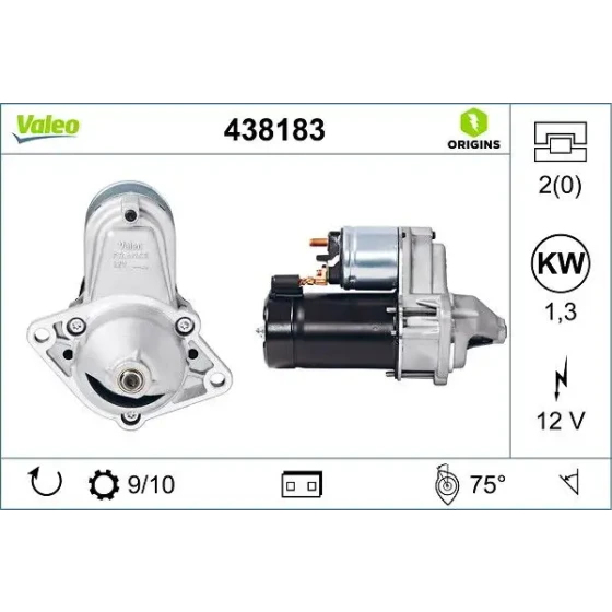 Valeo Marş Motoru – 438183 ürün görseli